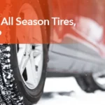 Comparison of snow tires and all-season tires on a Colorado road during winter driving conditions.